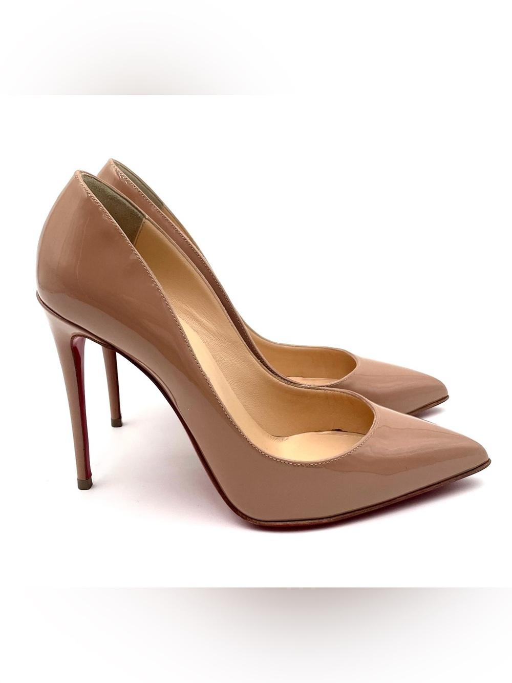 Christian Louboutin Nude Pigalle 100 Pump Size 36.5
